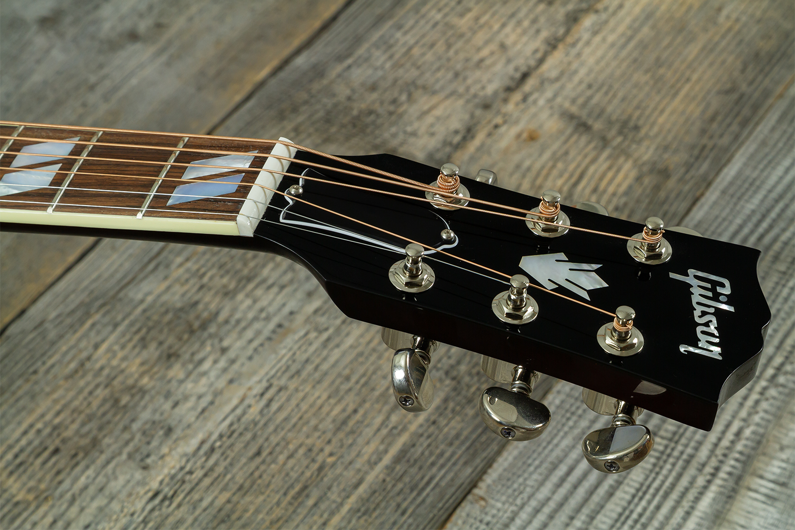 Gibson Hummingbird Standard Modern Dreadnought Epicea Acajou Rw - Honey Burst - Guitarra folk - Variation 14