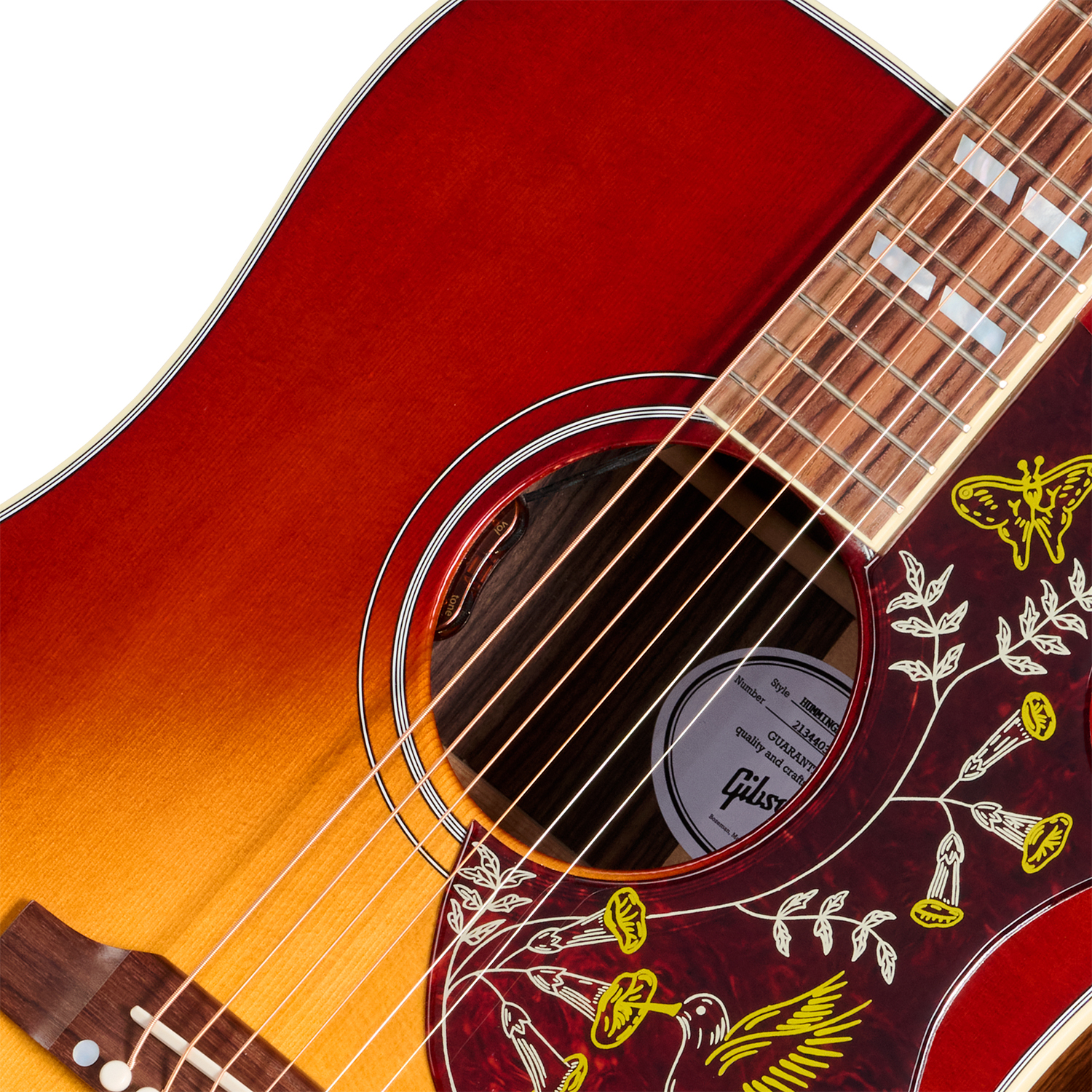 Gibson Hummingbird Standard Rosewood (baggs Hifi Dna) Dreadnought Epicea Palissandre Rw - Rosewood Burst - Guitarra folk - Variation 2