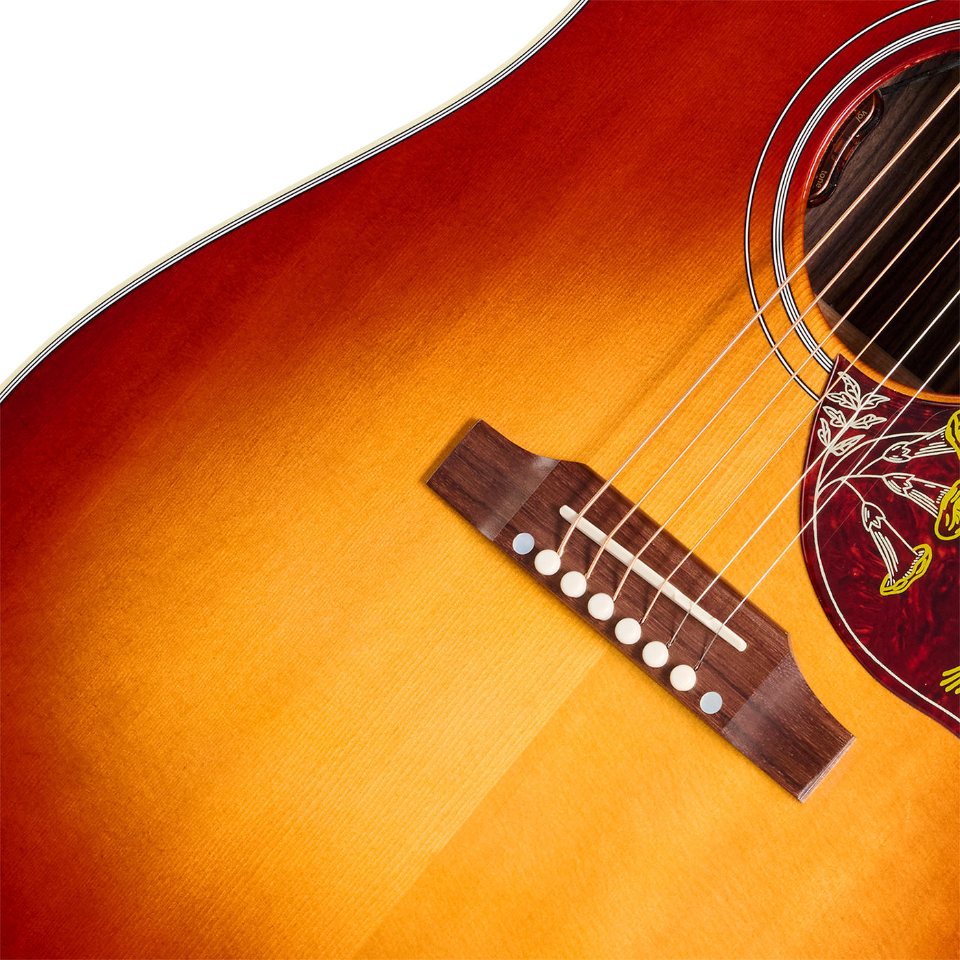 Gibson Hummingbird Standard Rosewood (baggs Hifi Dna) Dreadnought Epicea Palissandre Rw - Rosewood Burst - Guitarra folk - Variation 3
