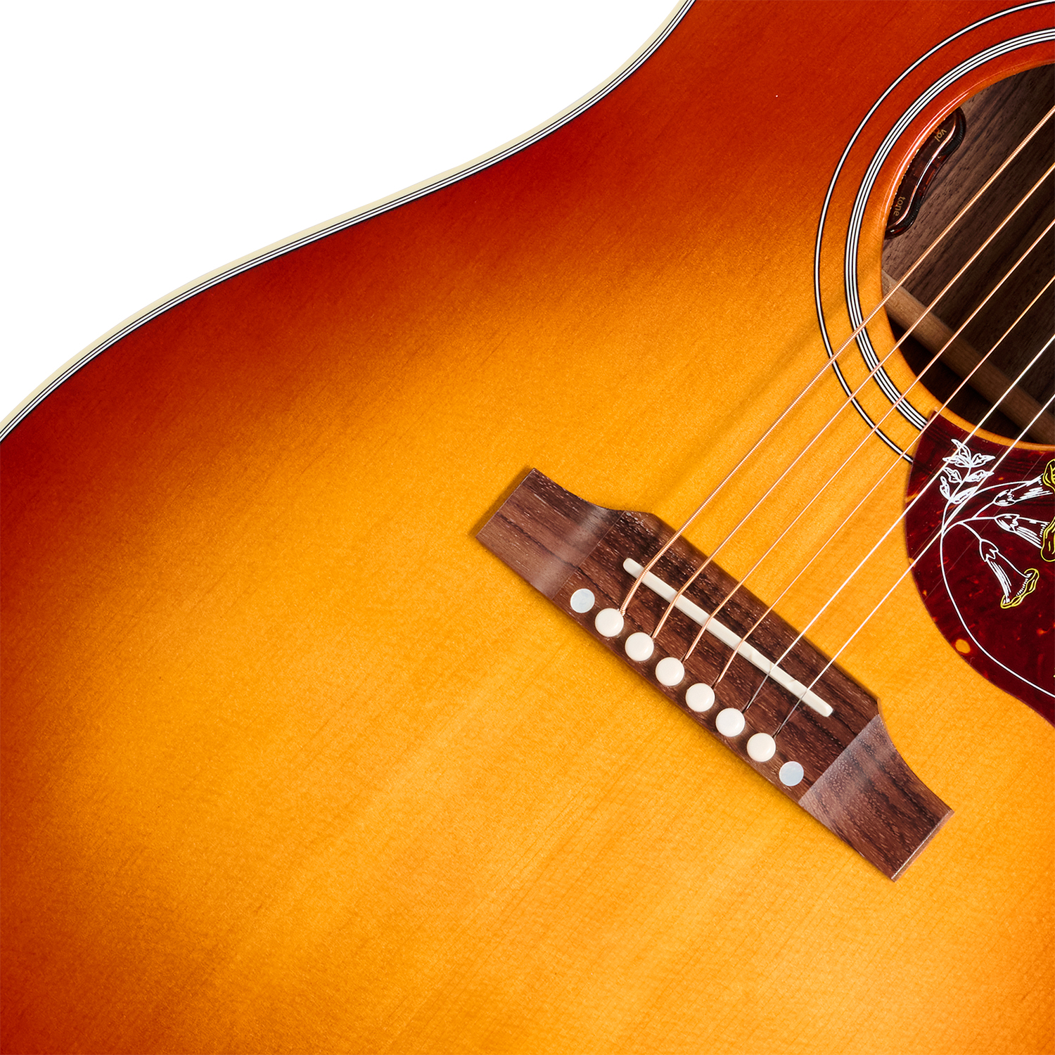 Gibson Hummingbird Standard Rosewood Ec (baggs Hifi Dna) Dreadnought Cw Epicea Palissandre Rw - Rosewood Burst - Guitarra folk - Variation 3