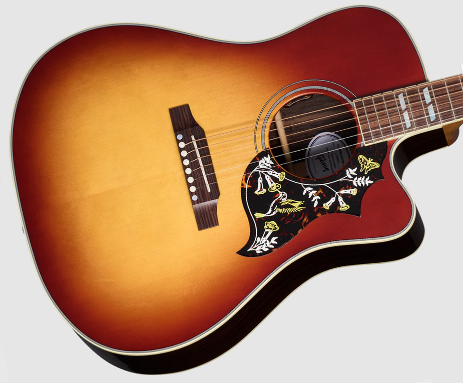 Gibson Hummingbird Standard Rosewood Ec Epicea Palissandre Rw - Rosewood Burst - Guitarra folk - Variation 3