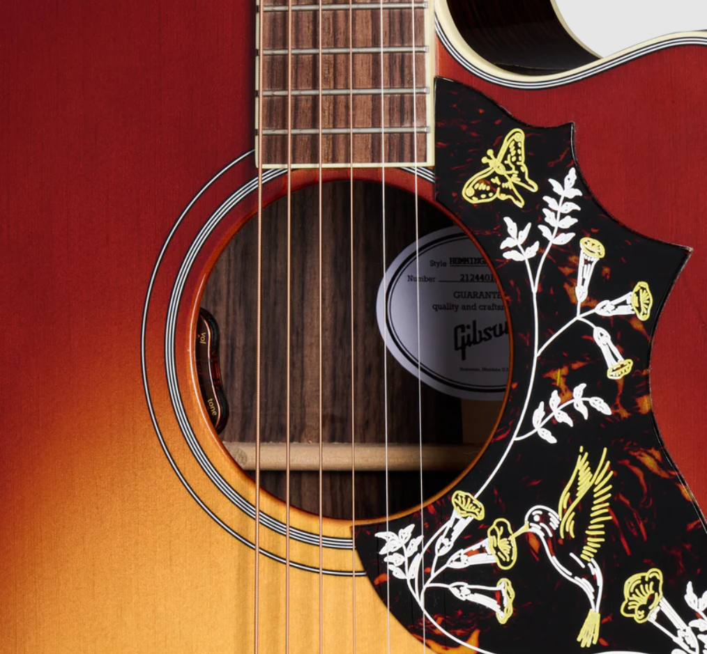 Gibson Hummingbird Standard Rosewood Ec Epicea Palissandre Rw - Rosewood Burst - Guitarra folk - Variation 4