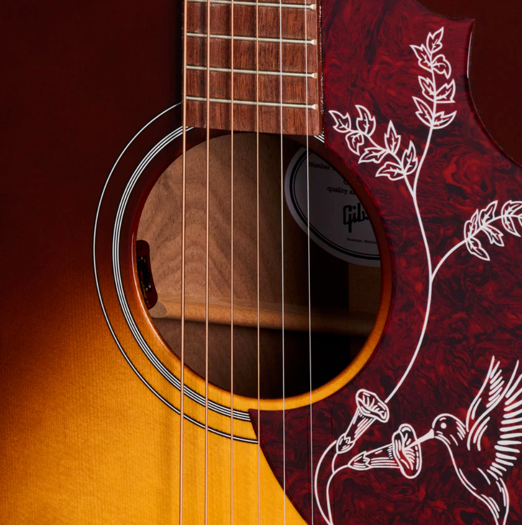 Gibson Hummingbird Studio Walnut Dreadnought Epicea Noyer Wal - Walnut Burst - Guitarra folk - Variation 3