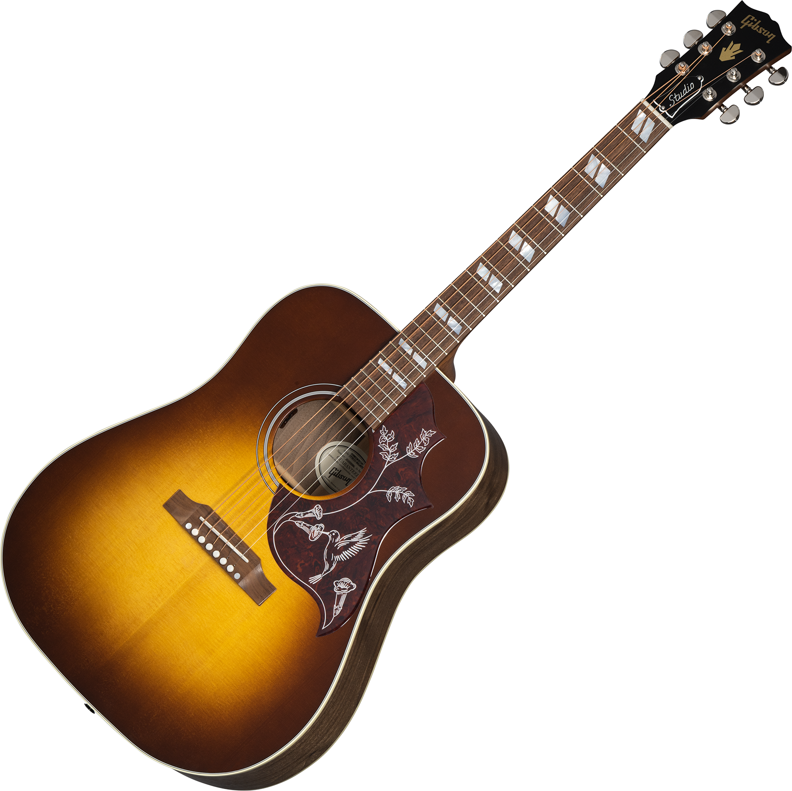 Gibson Hummingbird Studio Walnut Modern 2024 Dreadnought Epicea Noyer Noy - Vintage Sunburst - Guitarra folk - Variation 1