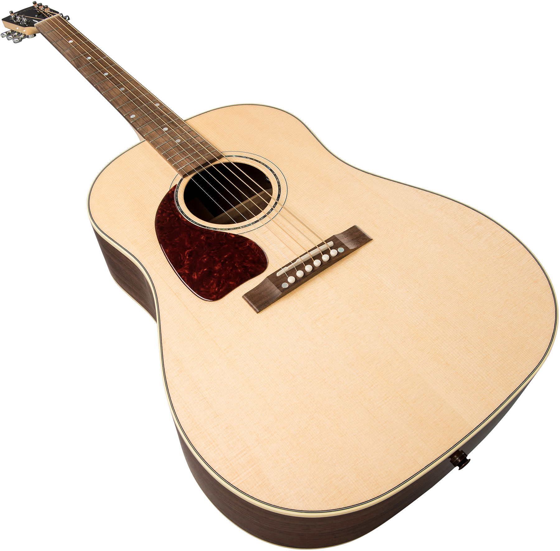 Gibson J-15 Lh Dreadnought Gaucher Epicea Noyer Wal - Antique Natural - Guitarra electro acustica - Variation 1