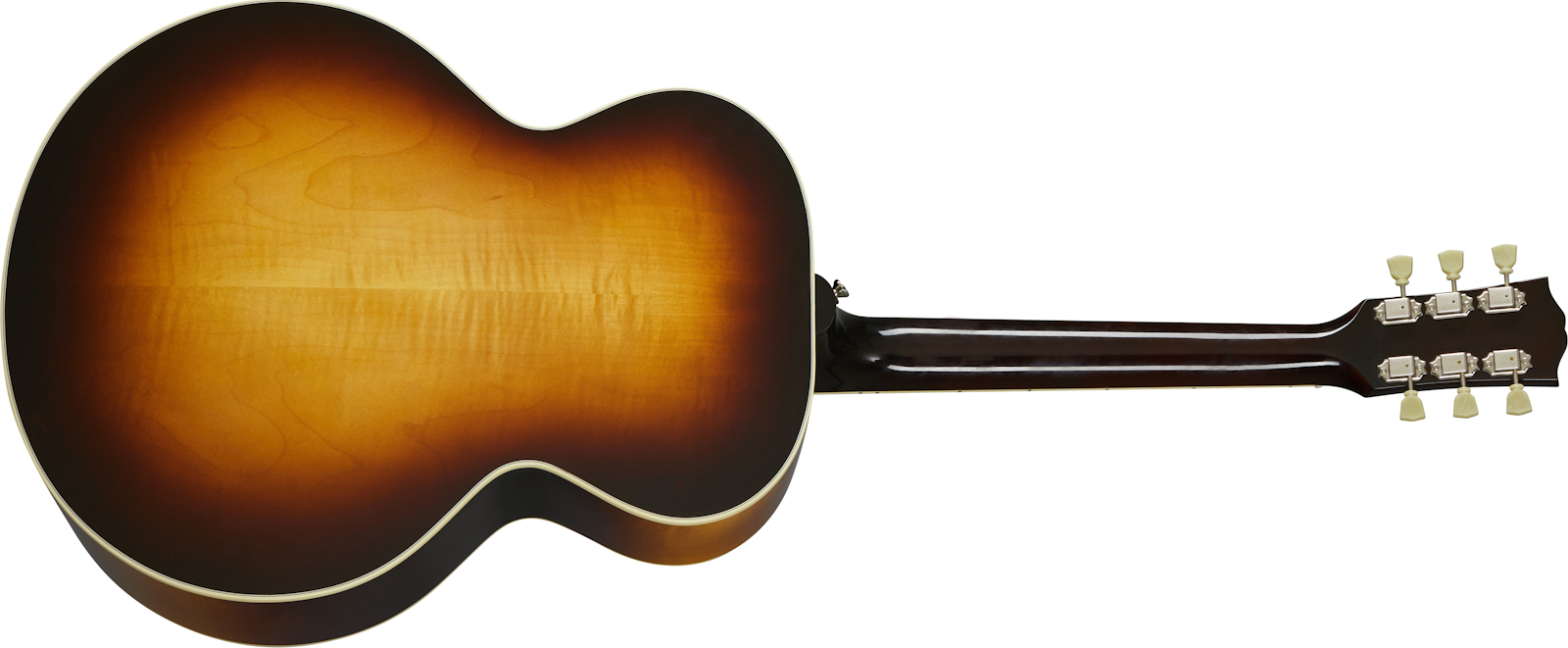 Gibson J-185 Original 2020 Jumbo Epicea Erable Rw - Vintage Sunburst - Guitarra electro acustica - Variation 1