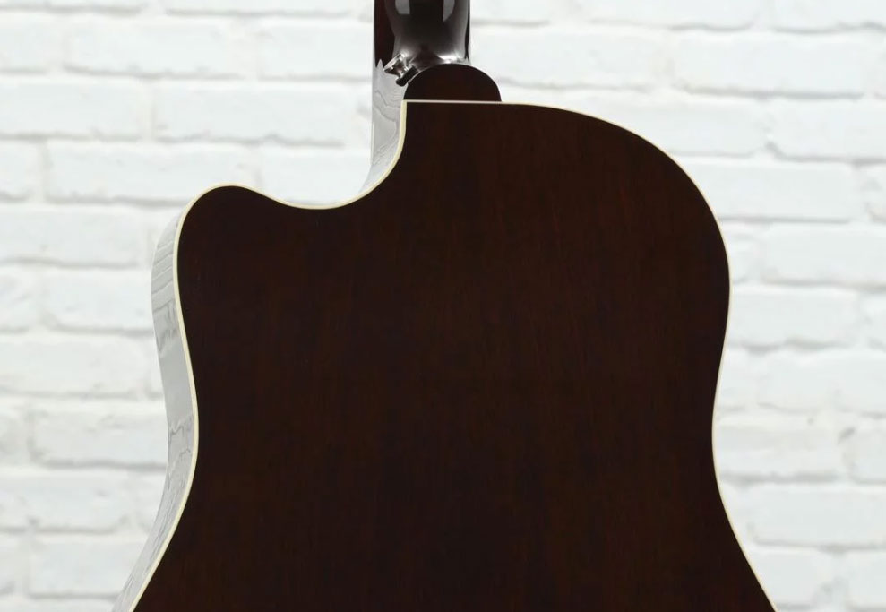 Gibson J-45 Cutaway 2019 Dreadnought Cw Epicea Acajou Rw - Vintage Sunburst - Guitarra acústica & electro - Variation 5
