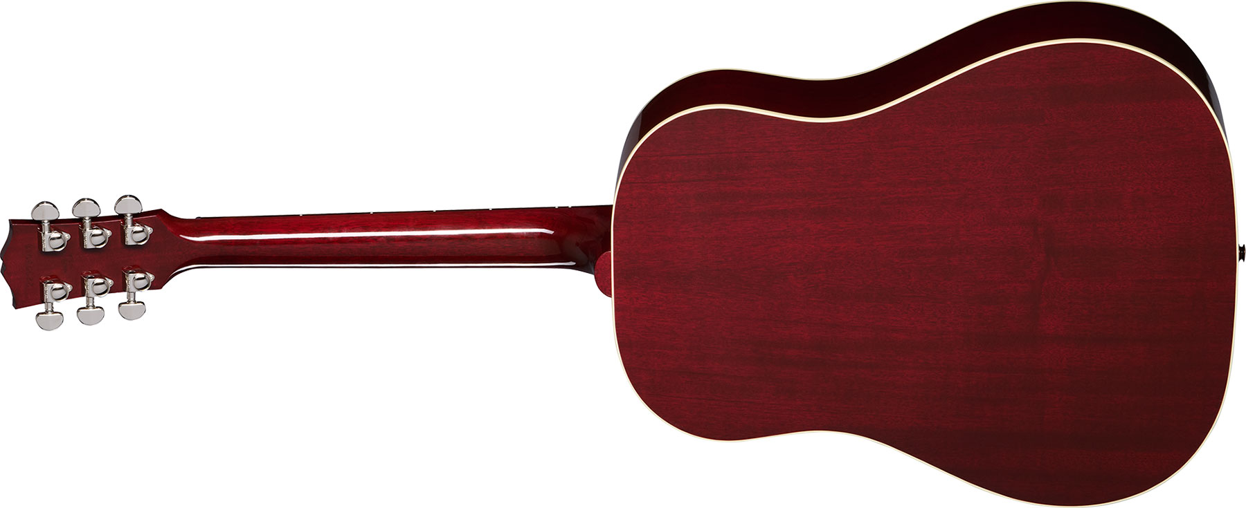 Gibson J45 Standard Modern Dreadnought Epicea Acajou Rw - Wine Red - Guitarra folk - Variation 1