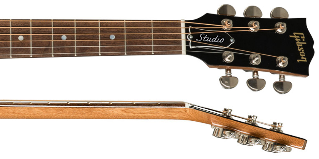 Gibson J-45 Studio 2019 Epicea Noyer Wal - Walnut Burst - Guitarra acústica & electro - Variation 3