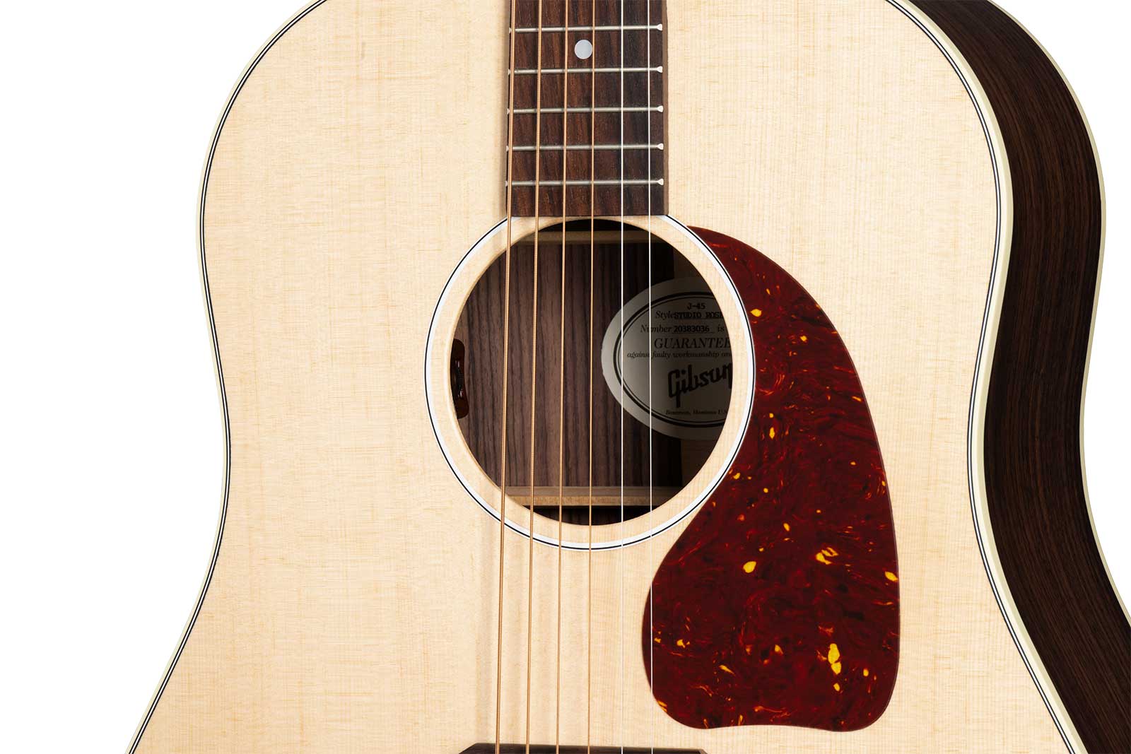 Gibson J-45 Studio Rosewood Modern 2024 Dreadnought Epicea Palissandre Rw - Satin Natural - Guitarra folk - Variation 3