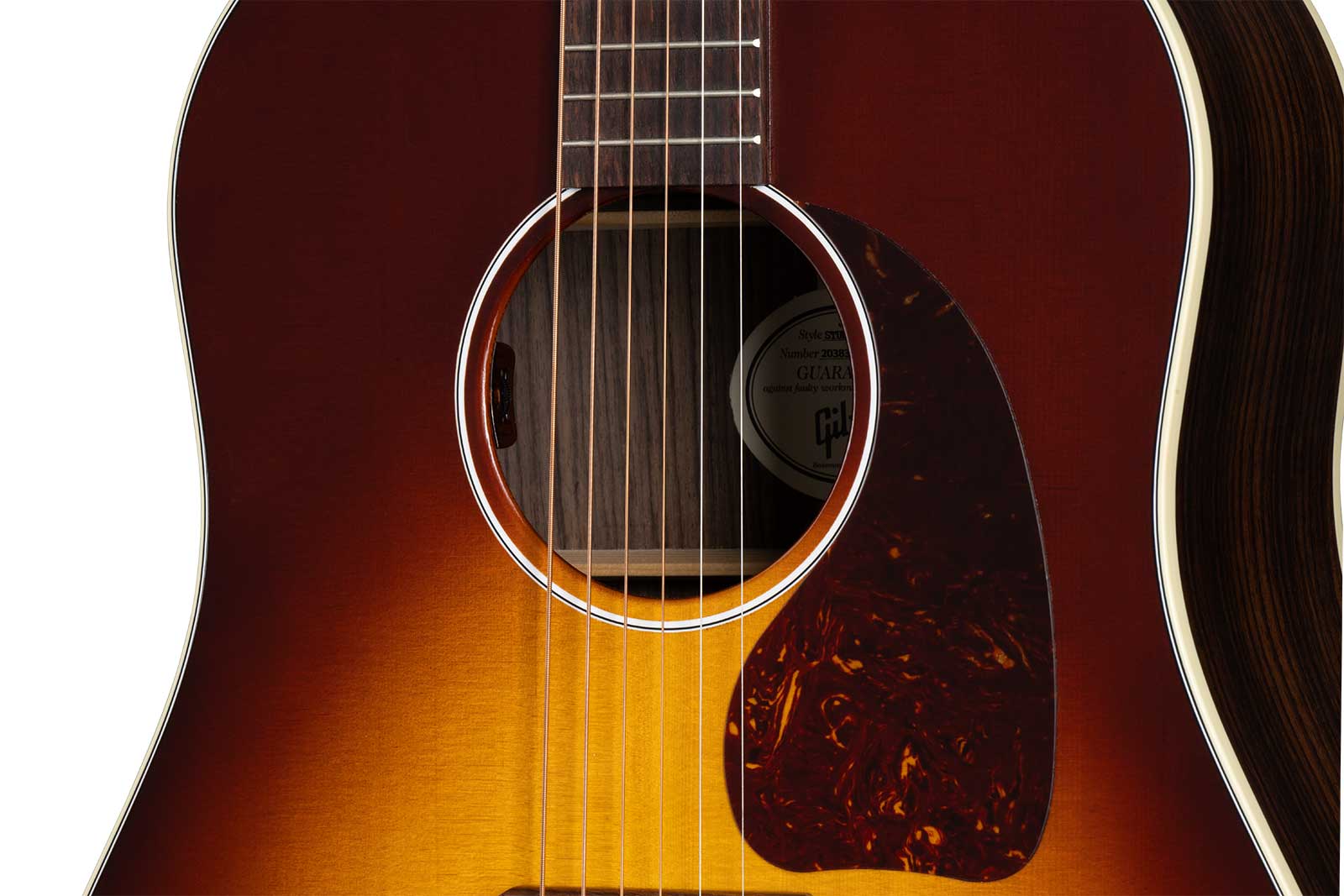 Gibson J-45 Studio Rosewood Modern 2024 Dreadnought Epicea Palissandre Rw - Rosewood Burst - Guitarra folk - Variation 6