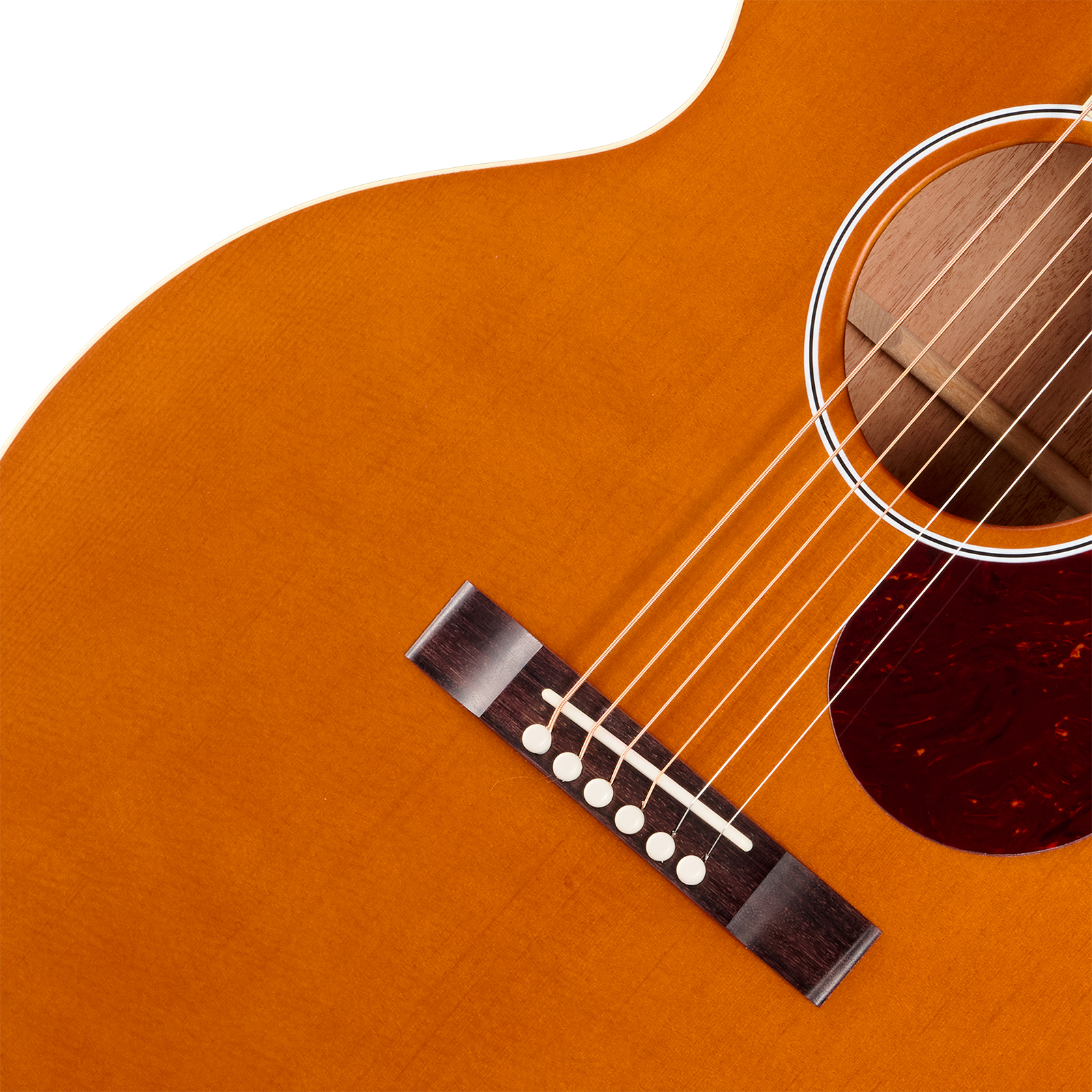 Gibson J185 Century 12-fret Jumbo Shsc Epicea Acajou Rw - Vintage Amber Satin - Guitarra folk - Variation 3