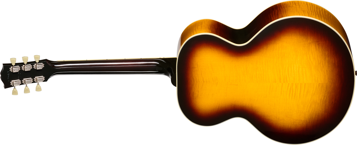 Gibson J185 Original (baggs Hifi Dna) Jumbo Epicea Erable Rw - Vintage Sunburst - Guitarra folk - Variation 1