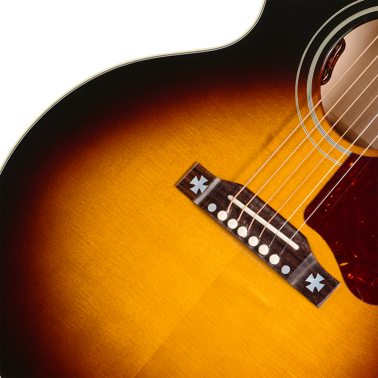 Gibson J185 Original (baggs Hifi Dna) Jumbo Epicea Erable Rw - Vintage Sunburst - Guitarra folk - Variation 3
