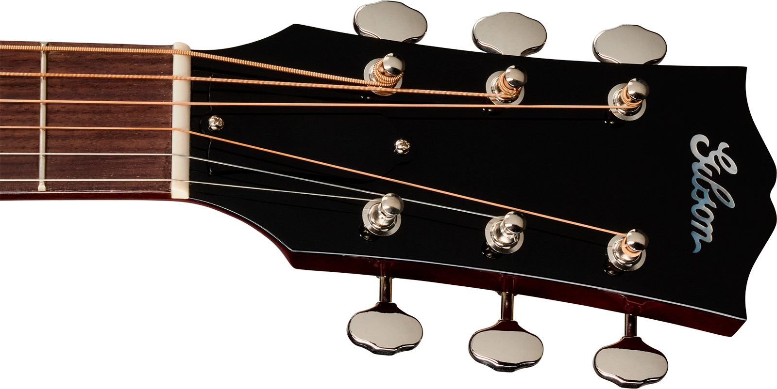 Gibson J45 50s Original (baggs Hifi Dna) Dreadnought Epicea Acajou Rw - Autumn Burst - Guitarra folk - Variation 5