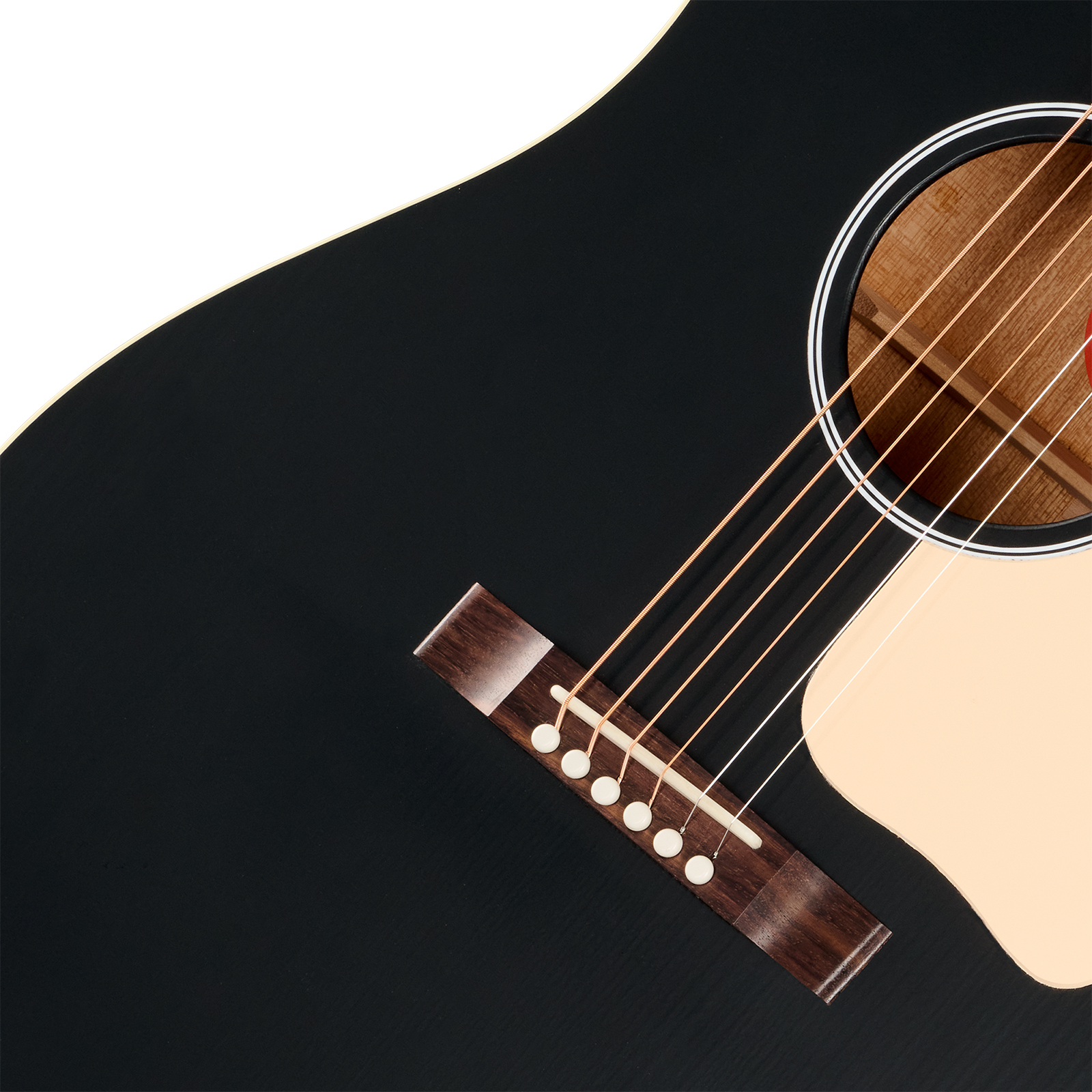 Gibson J45 Century 12-fret Lh Dreadnought Shsc Gaucher Epicea Acajou Rw - Ebony Satin - Guitarra folk - Variation 3