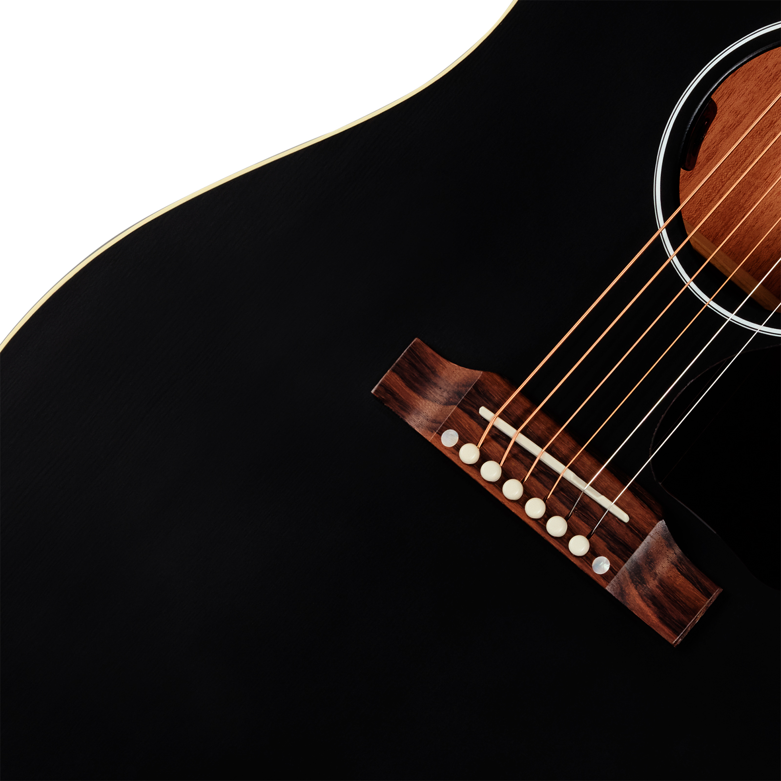 Gibson J45 Special Dreadnought Cbd Epicea Acajou Rw - Satin Ebony - Guitarra folk - Variation 3