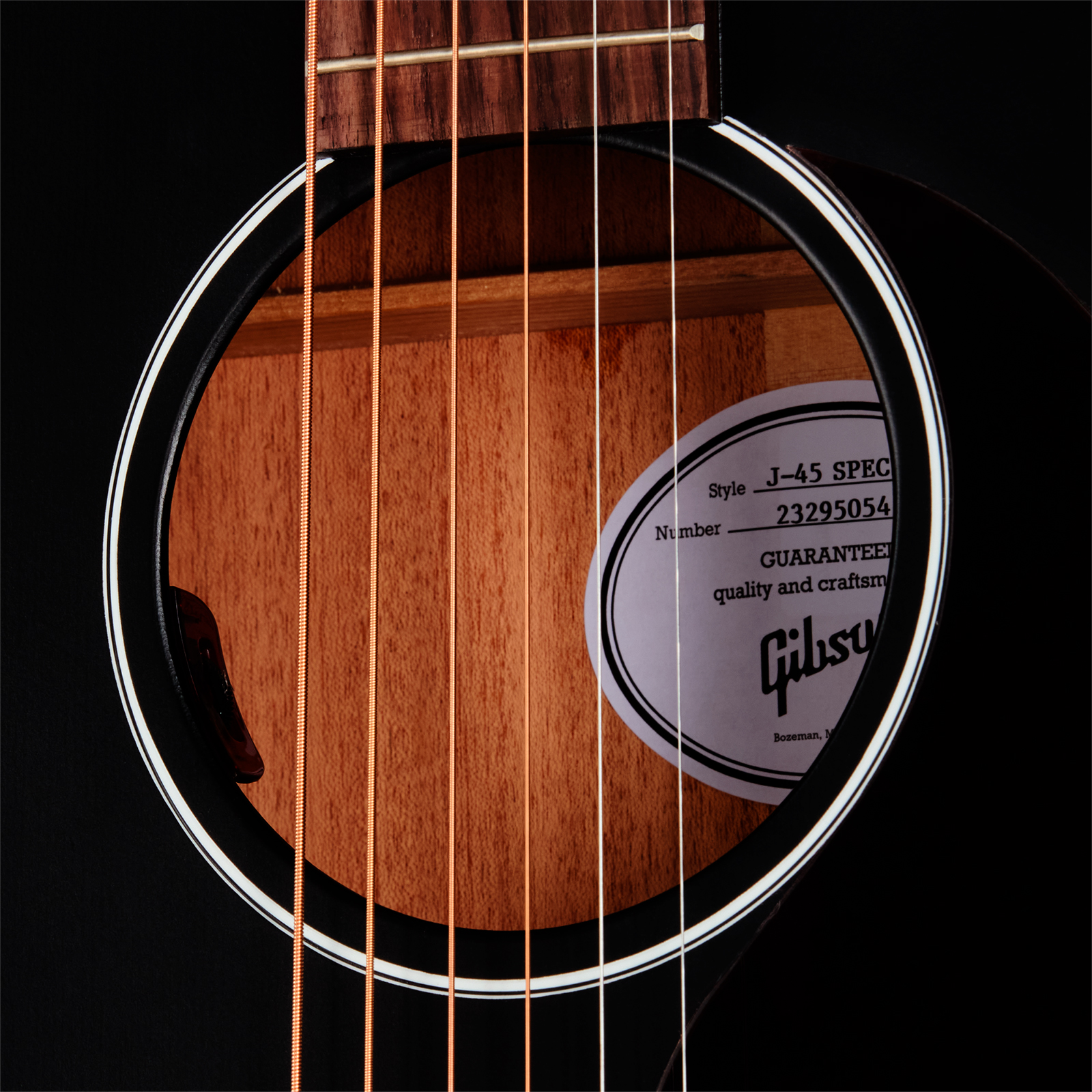 Gibson J45 Special Dreadnought Cbd Epicea Acajou Rw - Satin Ebony - Guitarra folk - Variation 4