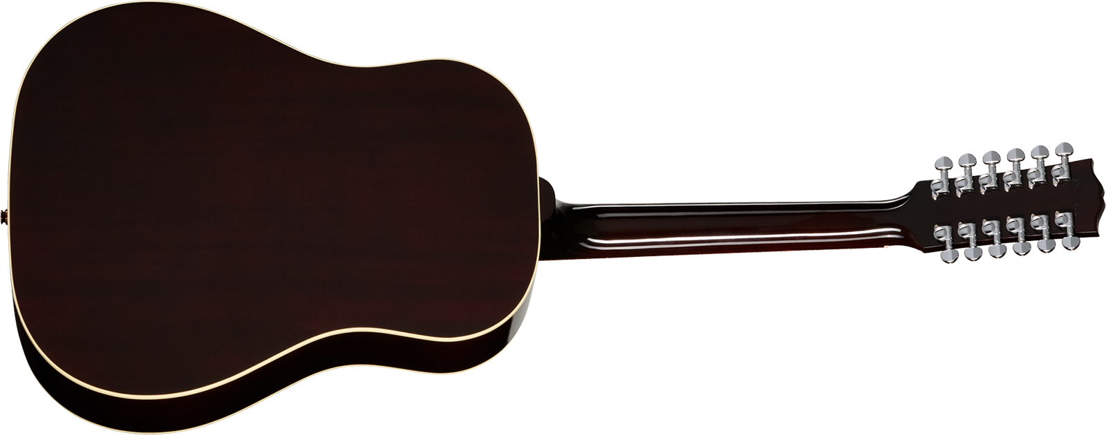 Gibson J45 Standard 12-string Lh (baggs Hifi Dna) Dreadnought 12c Gaucher Epicea Acajou Rw - Vintage Sunburst - Guitarra folk - Variation 1