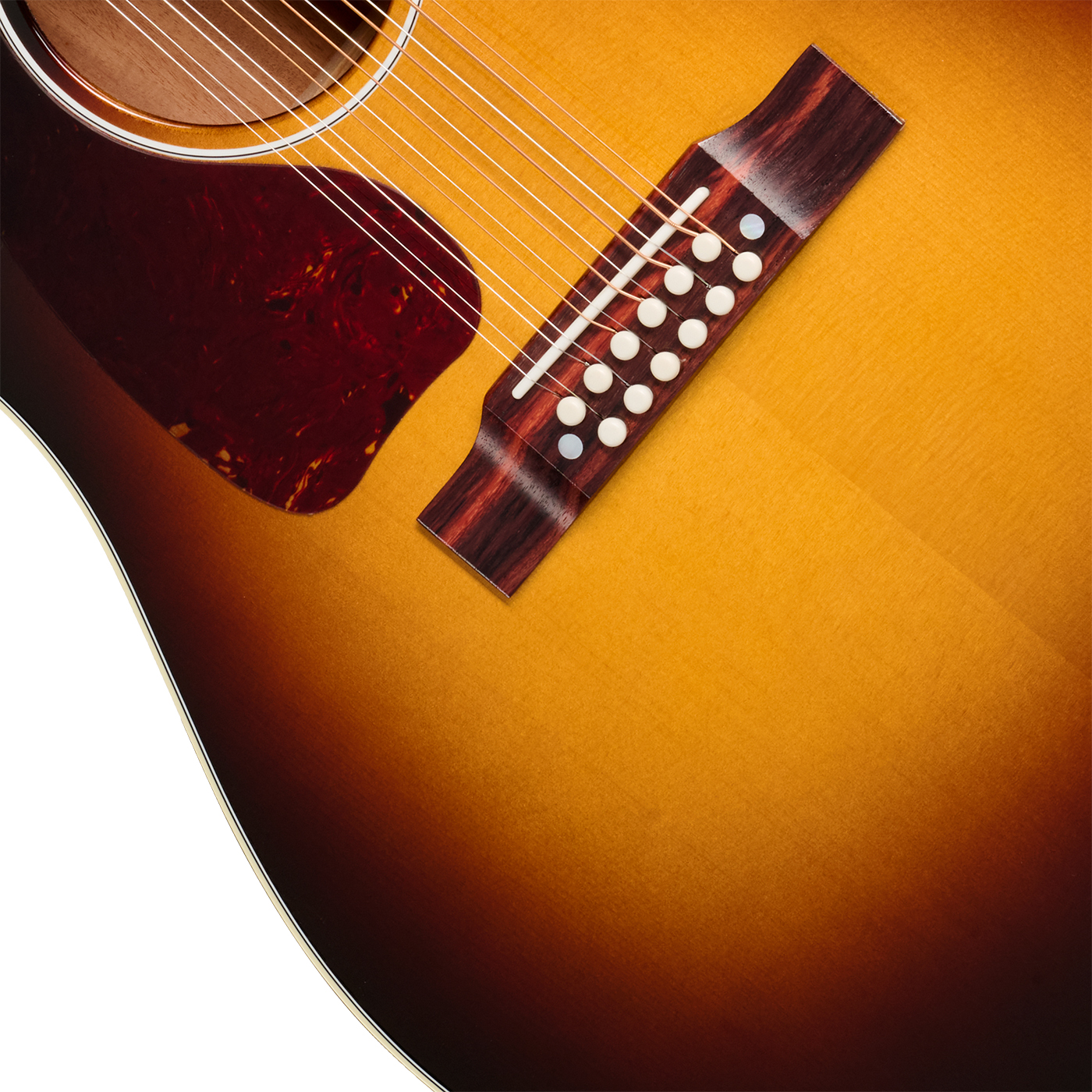 Gibson J45 Standard 12-string Lh (baggs Hifi Dna) Dreadnought 12c Gaucher Epicea Acajou Rw - Vintage Sunburst - Guitarra folk - Variation 3