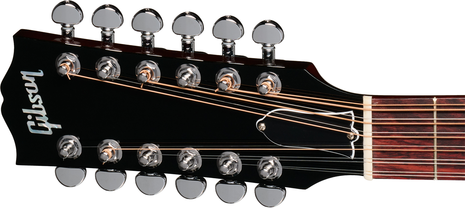 Gibson J45 Standard 12-string Lh (baggs Hifi Dna) Dreadnought 12c Gaucher Epicea Acajou Rw - Vintage Sunburst - Guitarra folk - Variation 4