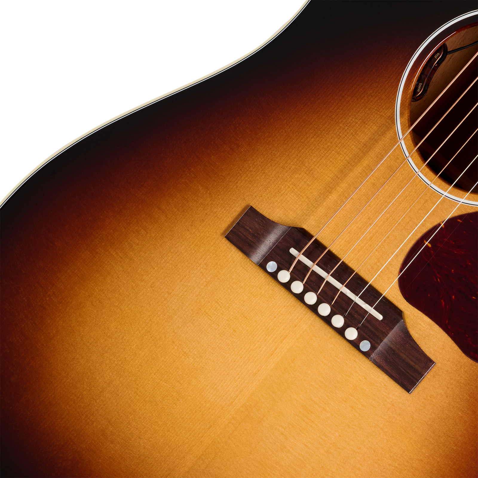 Gibson J45 Standard (baggs Hifi Dna) Dreadnought Epicea Acajou Rw - Vintage Sunburst - Guitarra folk - Variation 3