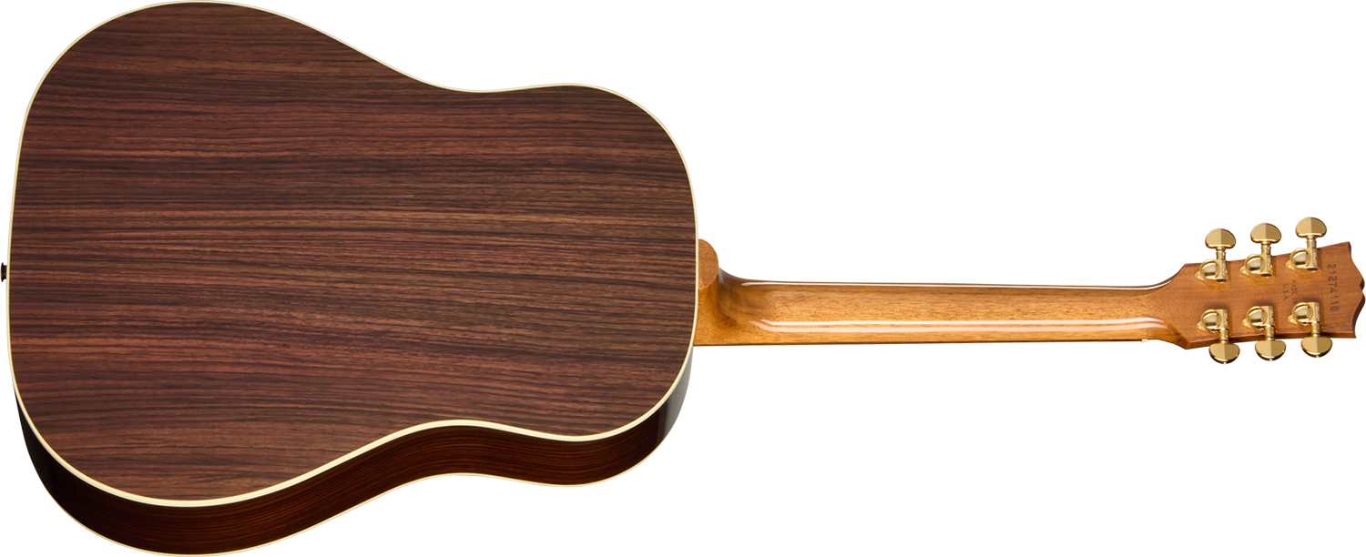 Gibson J45 Standard Rosewood Lh (baggs Hifi Dna) Dreadnought Gaucher Epicea Palissandre Rw - Rosewood Burst - Guitarra folk - Variation 1