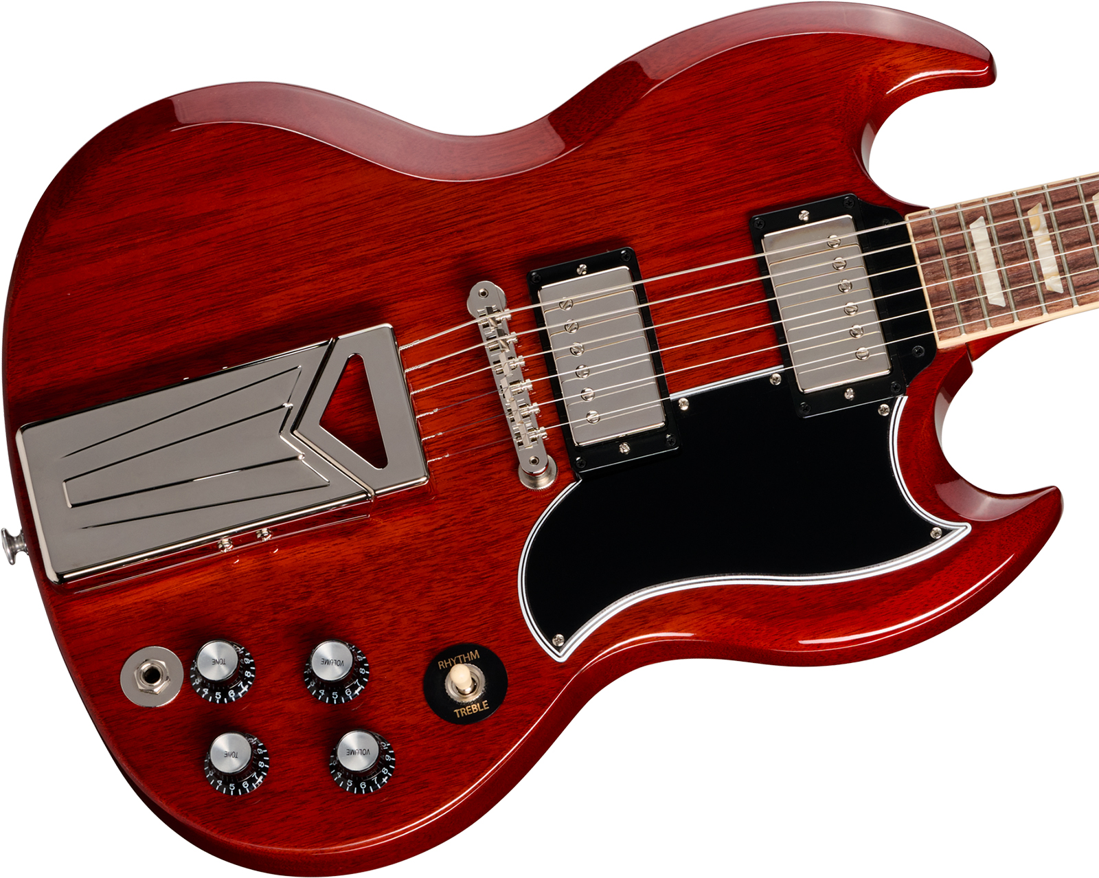 Gibson Jake Kiszka Sg Standard Ltd Signature 2h Ht Rw - Faded Vintage Cherry - Guitarra eléctrica de doble corte - Variation 2