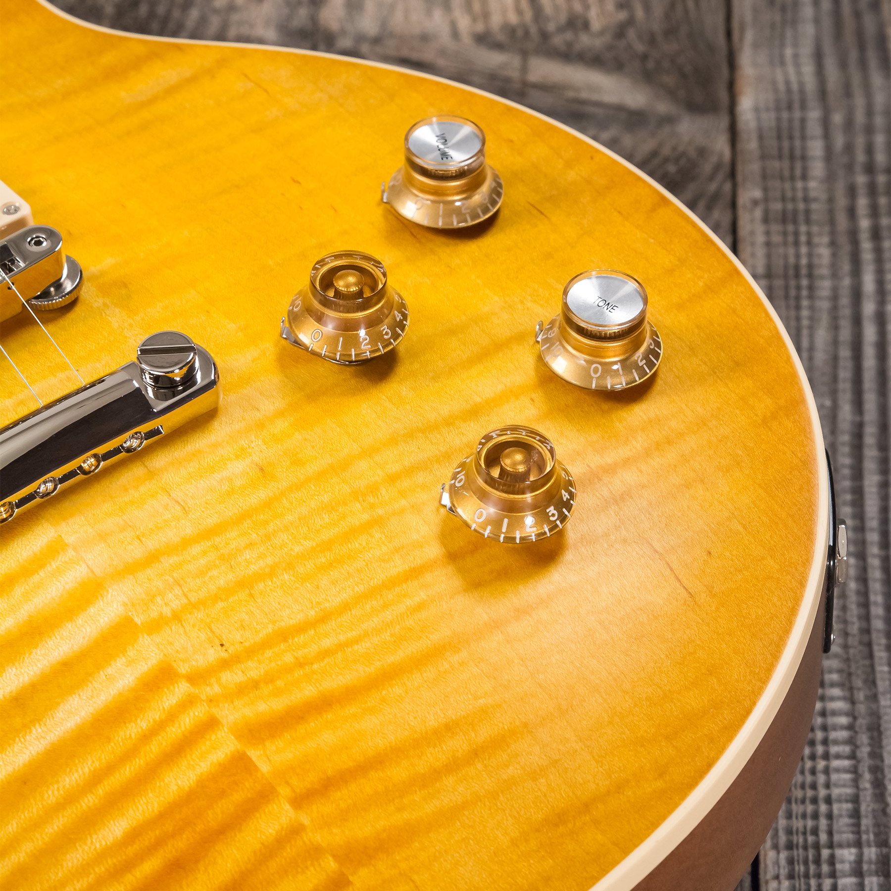 Gibson Kirk Hammett Les Paul Standard Greeny 2h Ht Rw - Greeny Burst - Guitarra eléctrica de corte único. - Variation 6