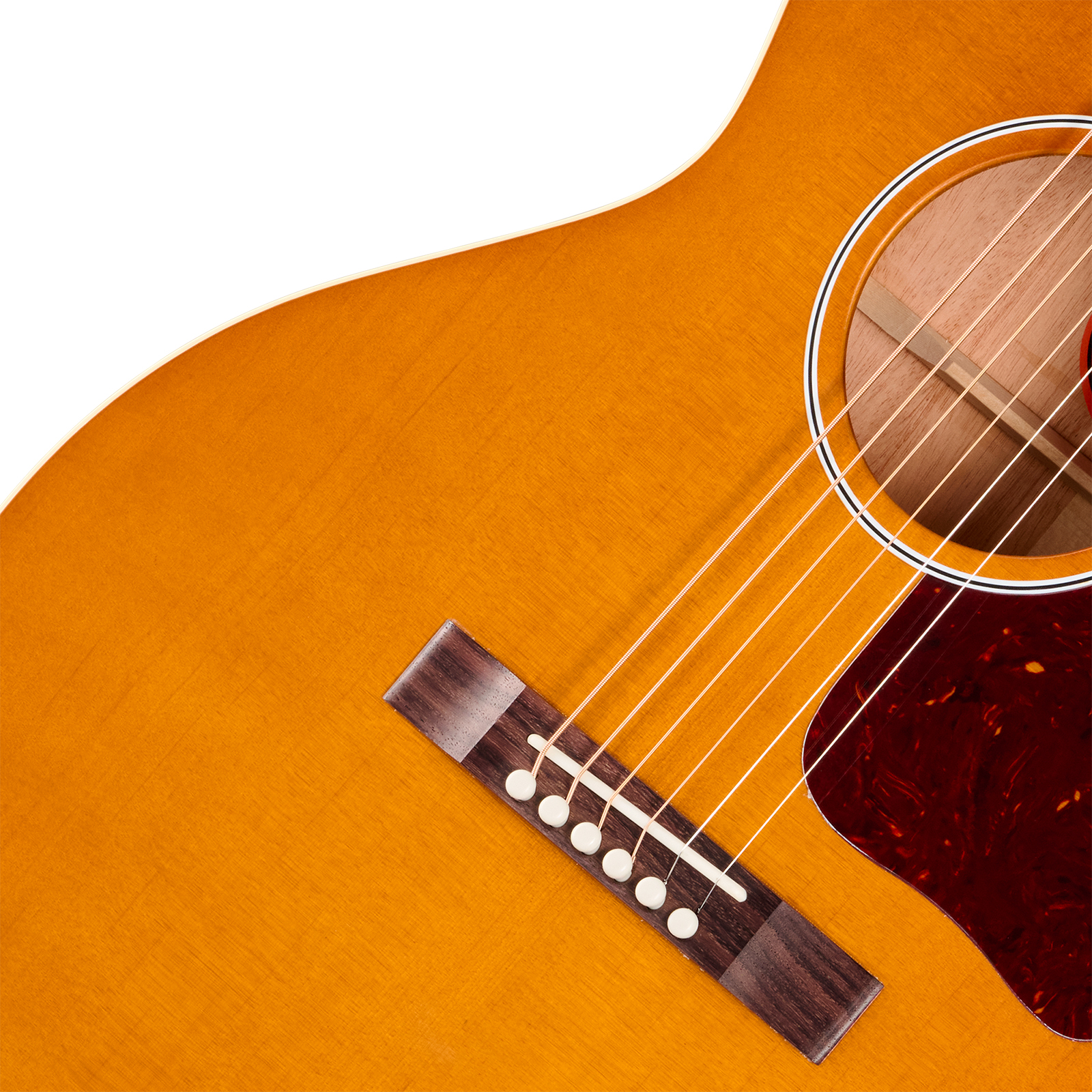 Gibson L00 Century 12-fret Lh Parlor Shsc Gaucher Epicea Acajou Rw - Vintage Amber Satin - Guitarra folk - Variation 3