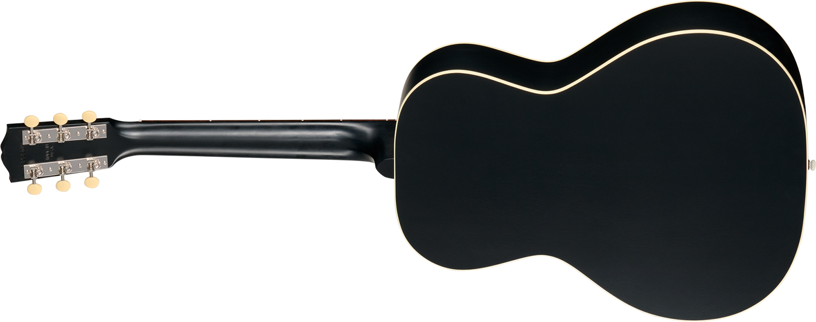 Gibson L00 Century 12-fret Parlor Shsc Epicea Acajou Rw - Ebony Satin - Guitarra folk - Variation 1