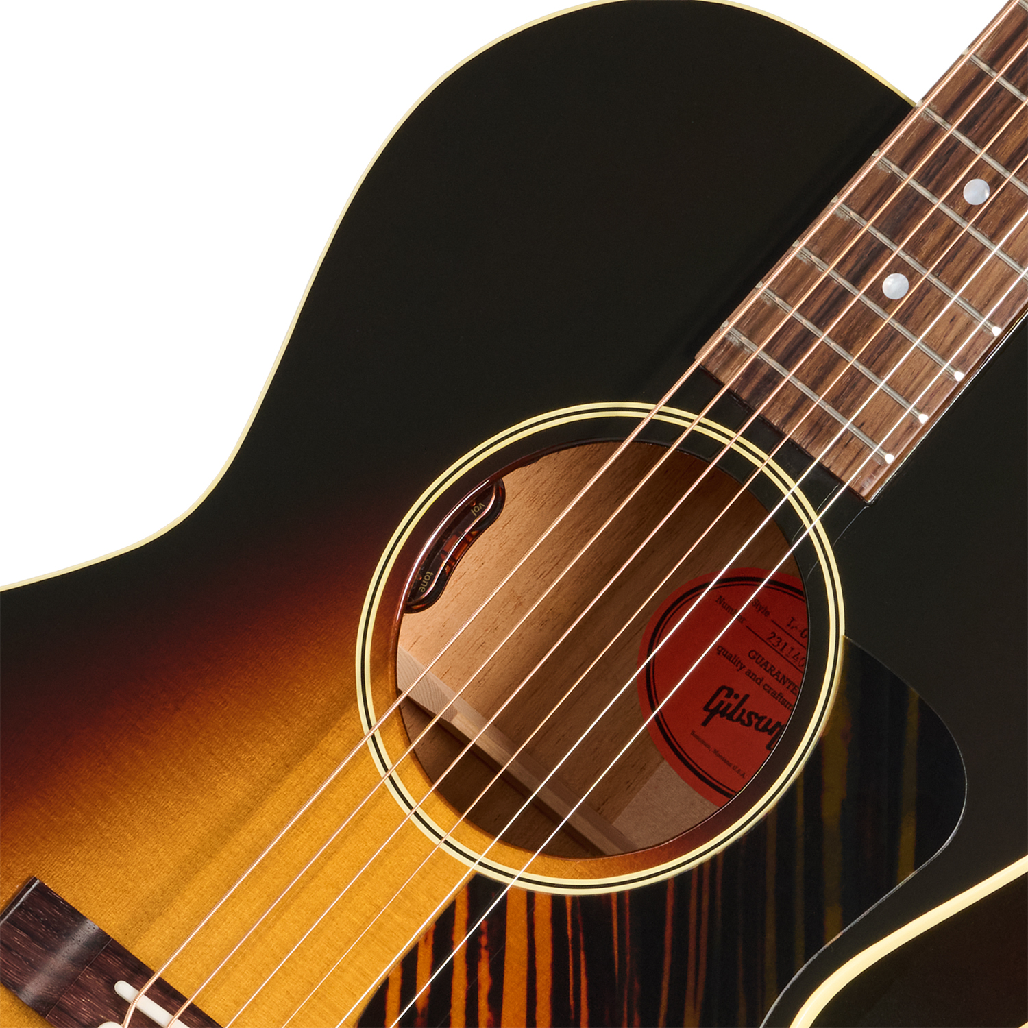 Gibson L00 Original (baggs Hifi Dna) Parlor Epicea Acajou Rw - Vintage Sunburst - Guitarra folk - Variation 2
