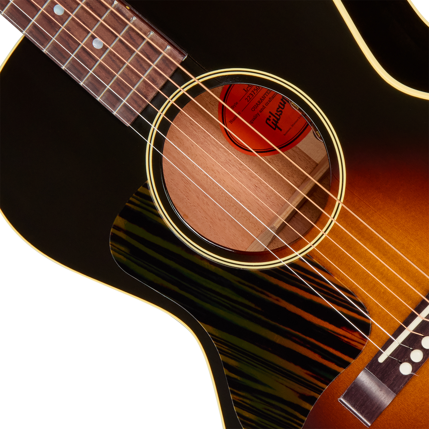 Gibson L00 Original Lh (baggs Hifi Dna) Parlor Shsc Gaucher Epicea Acajou Rw - Vintage Sunburst - Guitarra folk para zurdos - Variation 2