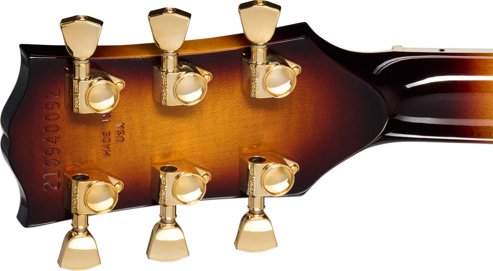 Gibson Les Paul Custom 70s 2h Ht Eb - Tobacco Burst - Guitarra eléctrica de corte único. - Variation 5