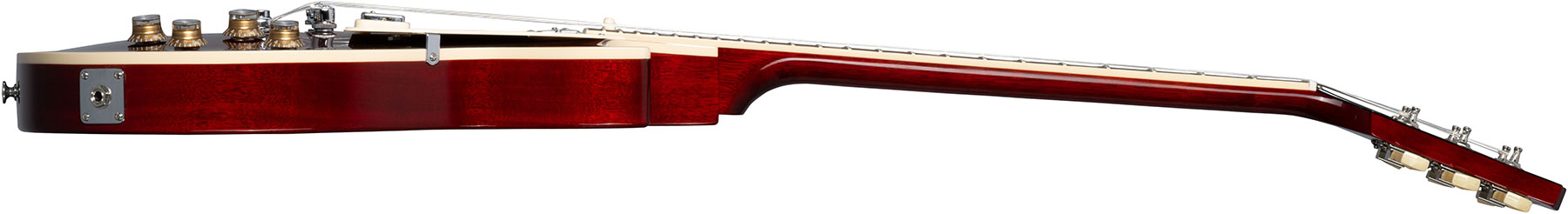 Gibson Les Paul Deluxe 70s Plain Top Original 2mh Ht Rw - Wine Red - Guitarra eléctrica de corte único. - Variation 2