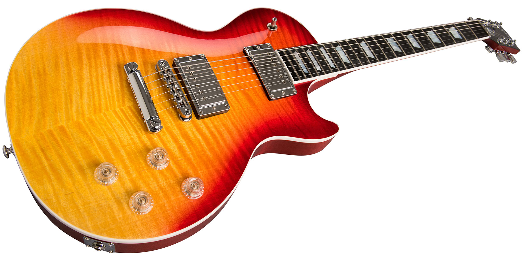 Gibson Les Paul Hp-ii High Performance 2019 2h Ht Ric - Heritage Cherry Fade - Guitarra eléctrica de corte único. - Variation 1