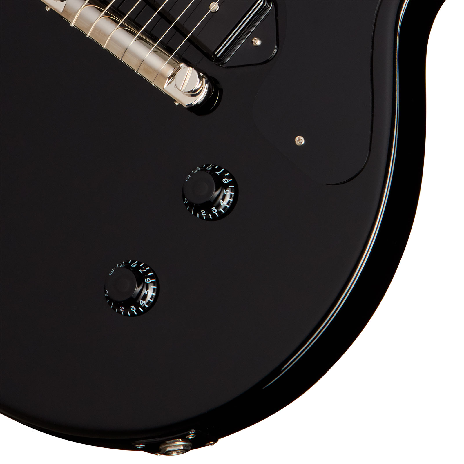Gibson Les Paul Junior Dc Usa 2s P90 Ht Rw - Ebony - Guitarra eléctrica de doble corte - Variation 9