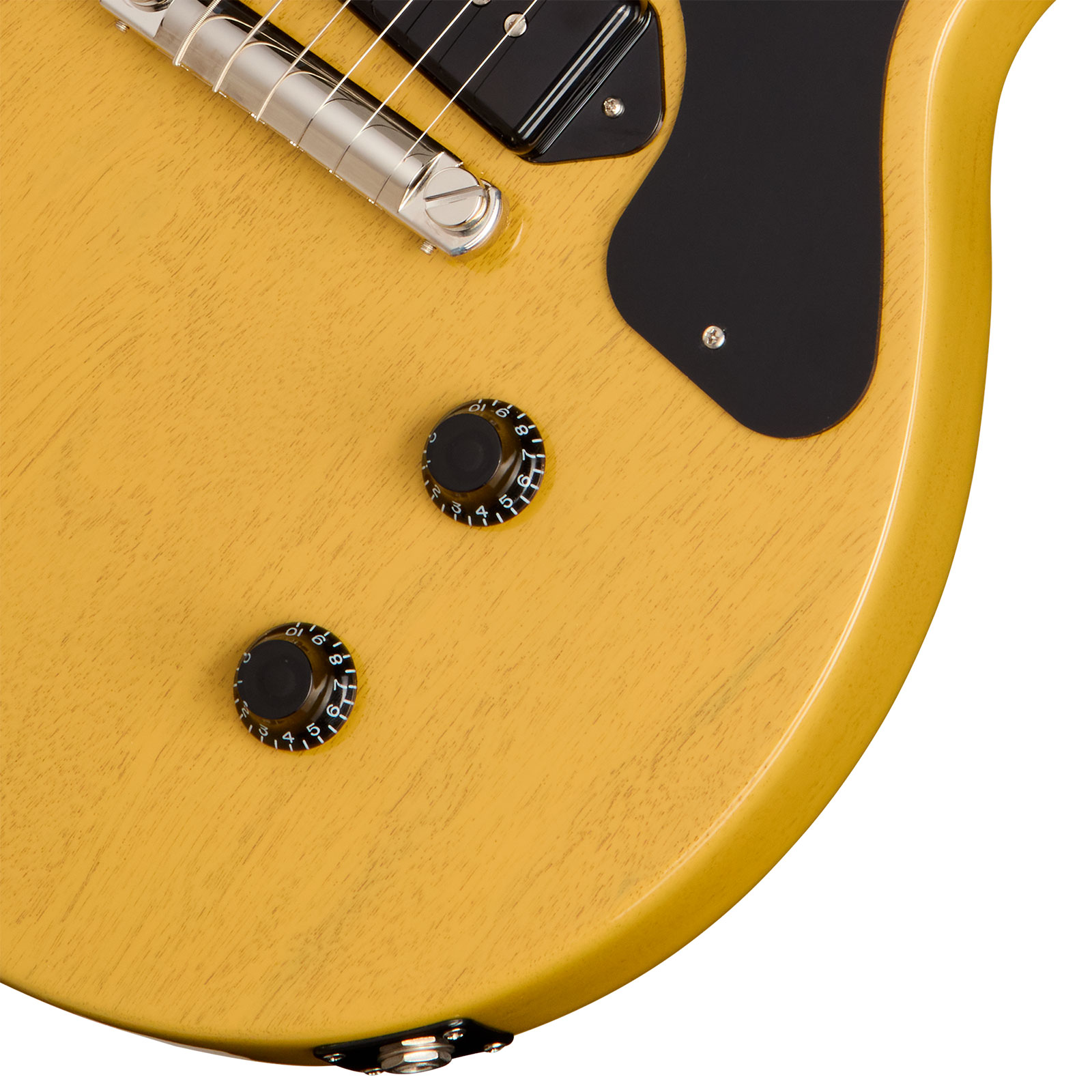 Gibson Les Paul Junior Dc Usa 2s P90 Ht Rw - Tv Yellow - Guitarra eléctrica de doble corte - Variation 9