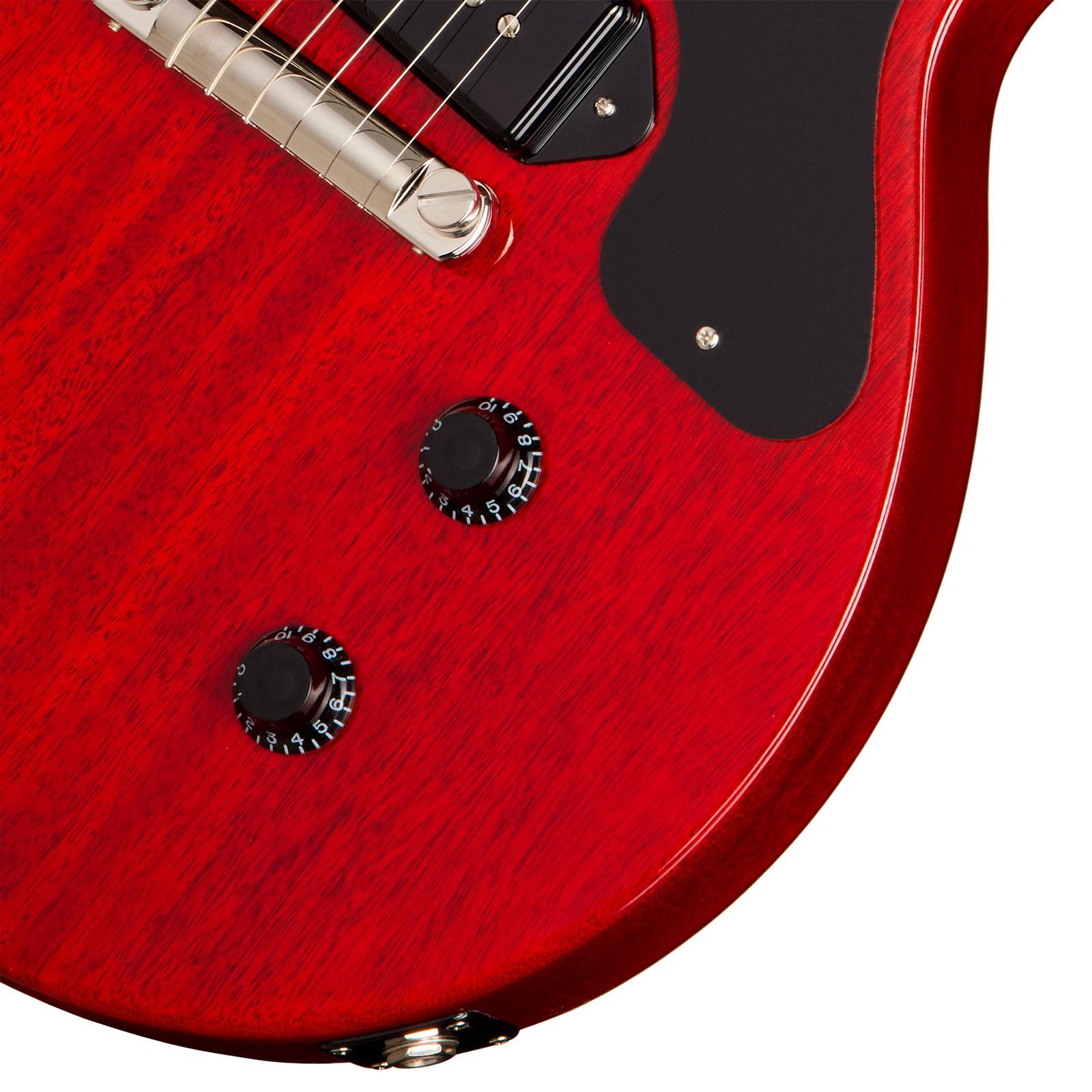 Gibson Les Paul Junior Dc Usa 2s P90 Ht Rw - Vintage Cherry - Guitarra eléctrica de doble corte - Variation 9