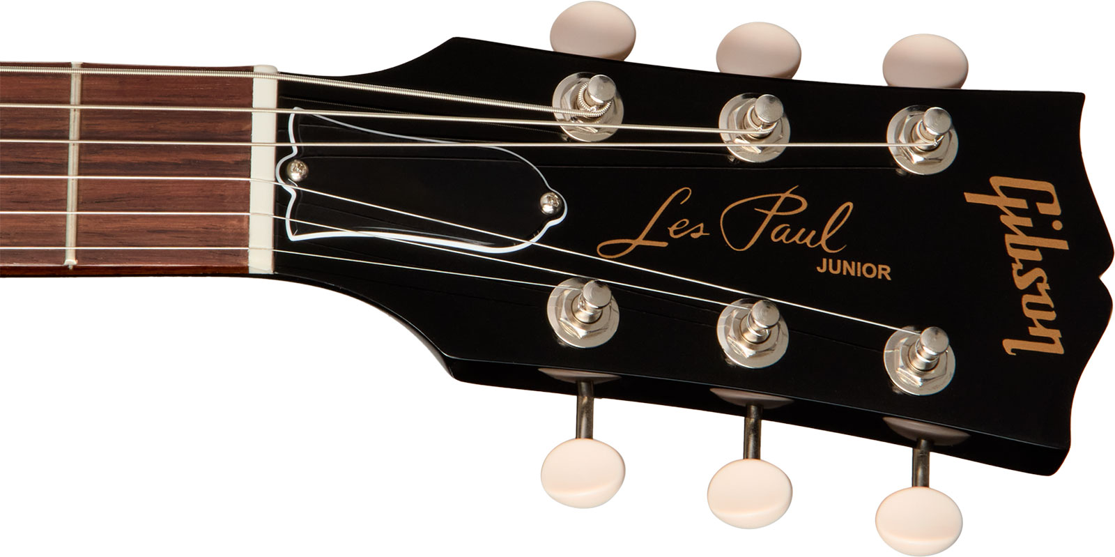 Gibson Les Paul Junior Dc Usa 2s P90 Ht Rw - Ebony - Guitarra eléctrica de doble corte - Variation 10