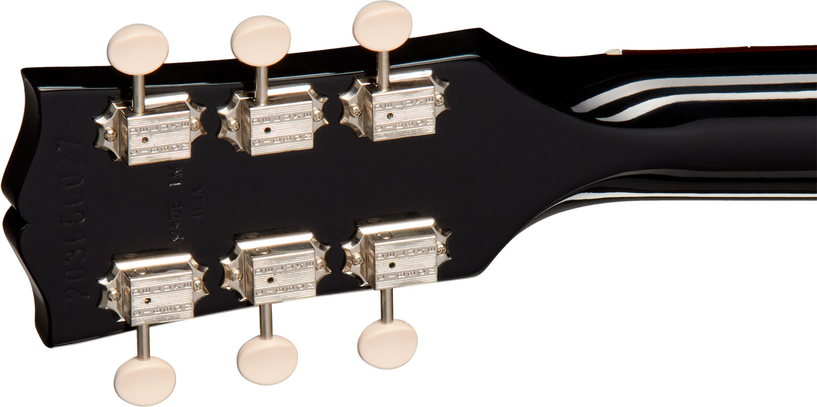 Gibson Les Paul Junior Dc Usa 2s P90 Ht Rw - Ebony - Guitarra eléctrica de doble corte - Variation 11