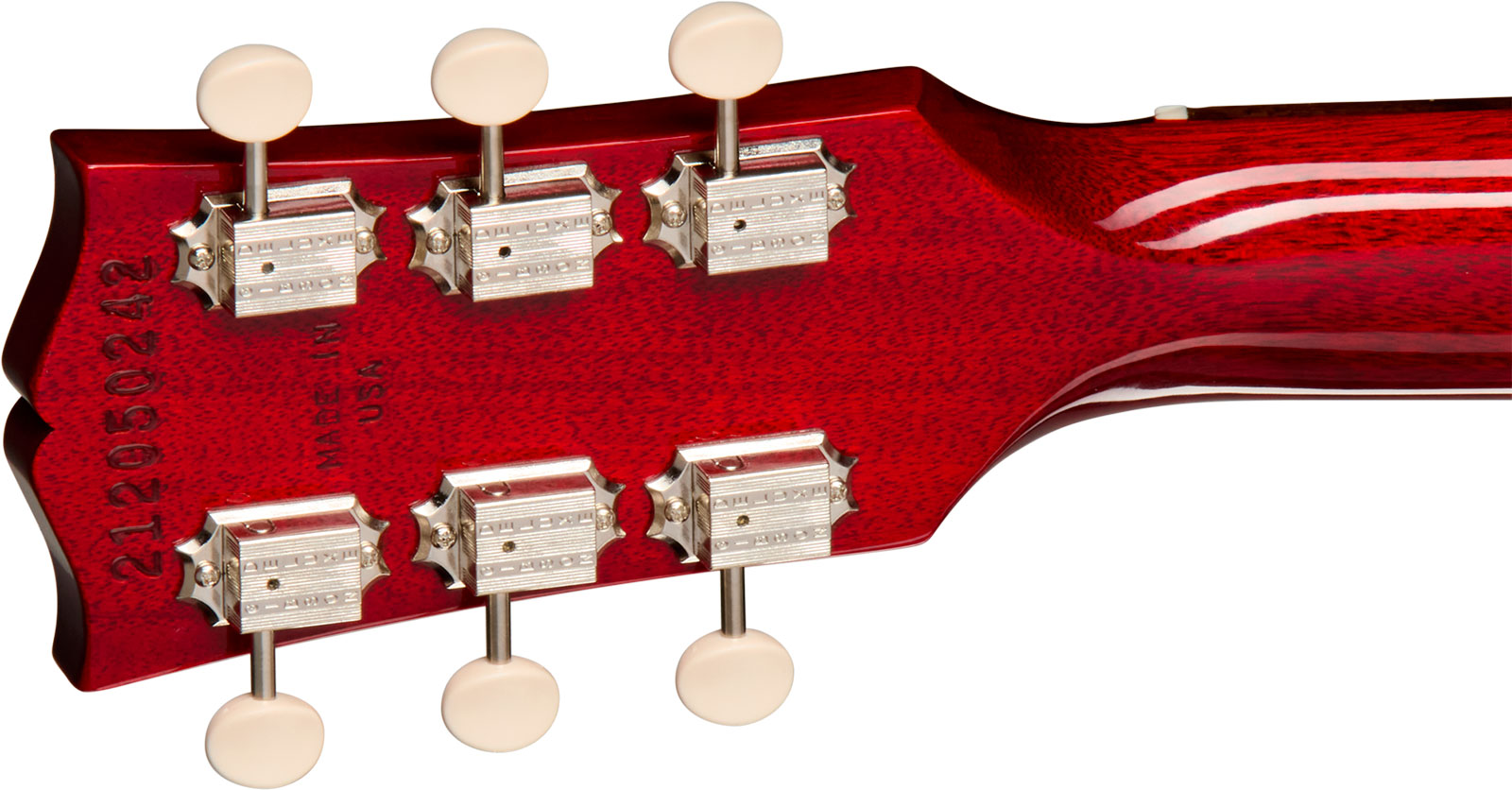 Gibson Les Paul Junior Dc Usa 2s P90 Ht Rw - Vintage Cherry - Guitarra eléctrica de doble corte - Variation 11