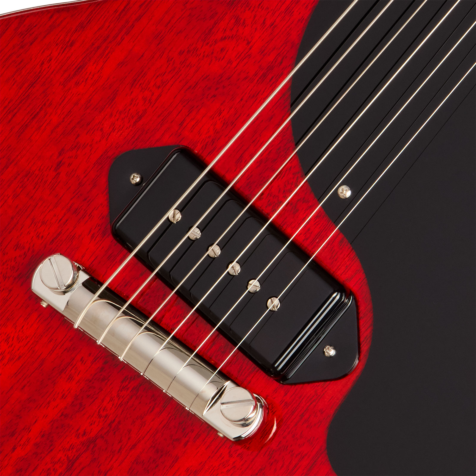 Gibson Les Paul Junior Dc Usa 2s P90 Ht Rw - Vintage Cherry - Guitarra eléctrica de doble corte - Variation 8