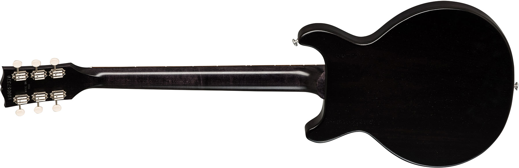 Gibson Les Paul Junior Dc Tribute 2019 P90 Ht Rw - Worn Ebony - Guitarra eléctrica de corte único. - Variation 2