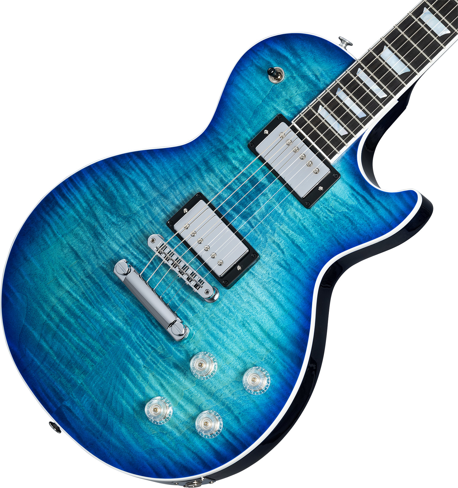 Gibson Les Paul Modern Figured 2h Ht Rw - Cobalt Burst - Guitarra eléctrica de corte único. - Variation 3