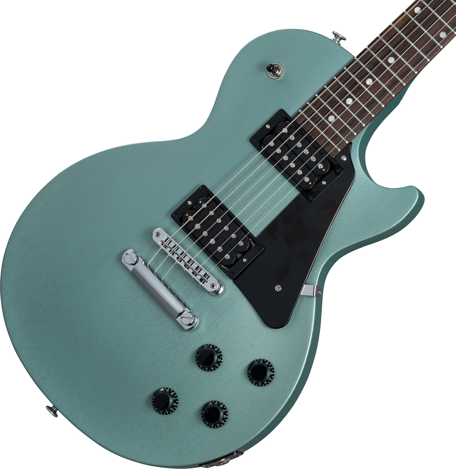 Gibson Les Paul Modern Lite 2h Ht Rw - Satin Inverness Green - Guitarra eléctrica de corte único. - Variation 3