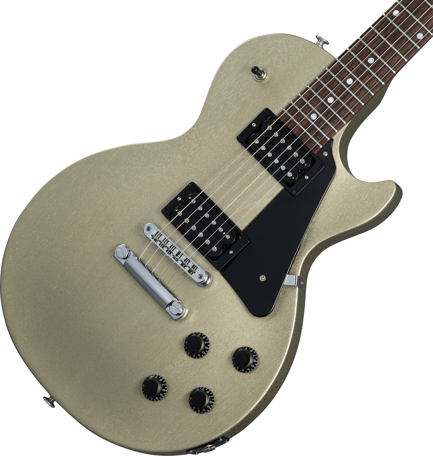 Gibson Les Paul Modern Lite 2h Ht Rw - Gold Mist Satin - Guitarra eléctrica de corte único. - Variation 3
