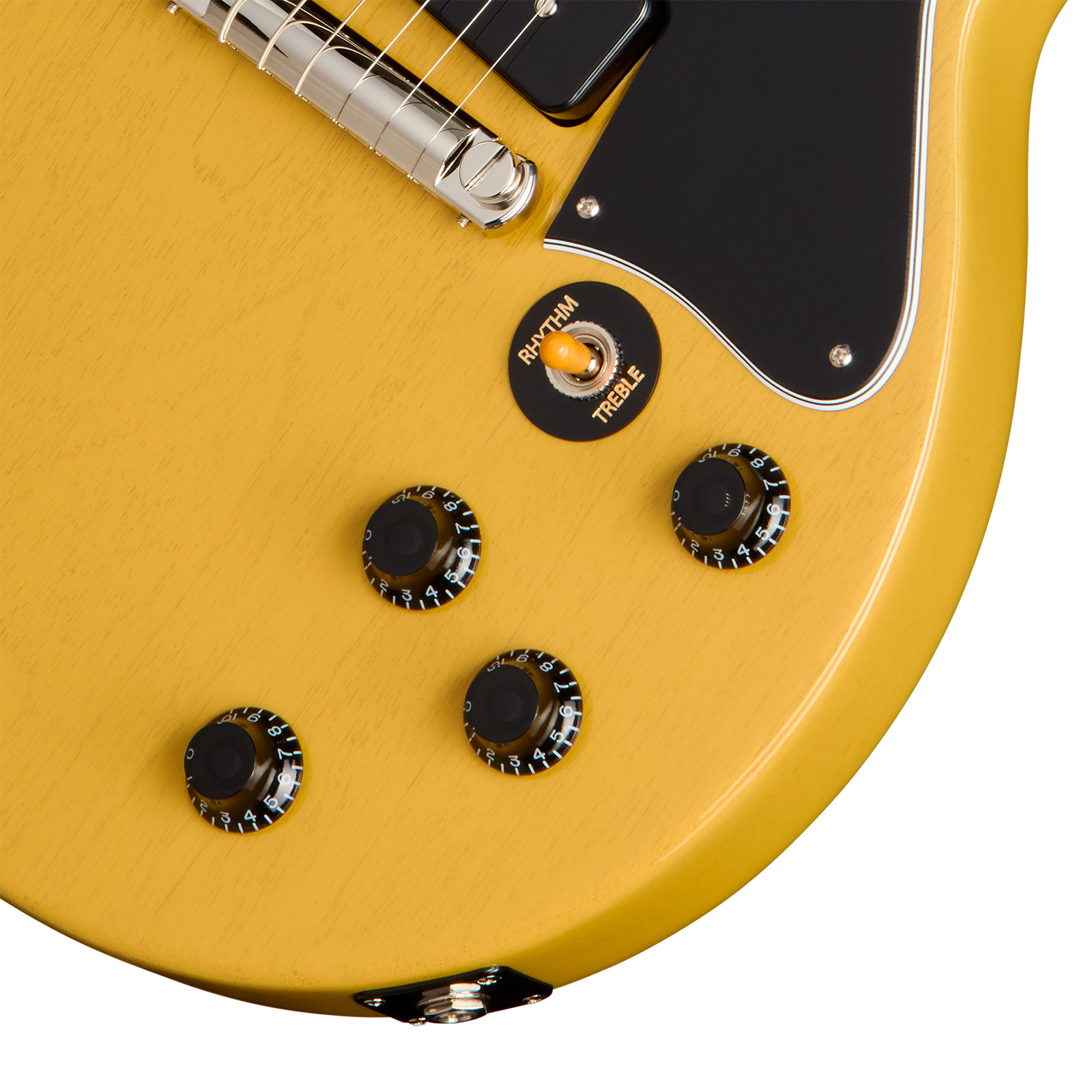 Gibson Les Paul Special Dc Usa 2s P90 Ht Rw - Tv Yellow - Guitarra eléctrica de doble corte - Variation 3