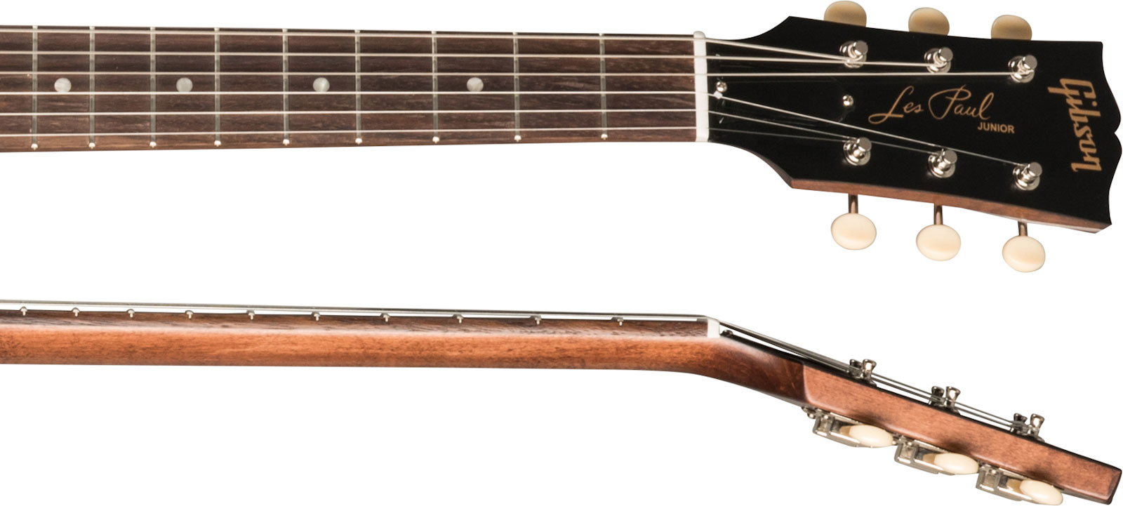 Gibson Les Paul Junior Tribute Dc Modern P90 - Worn Brown - Guitarra eléctrica de doble corte - Variation 3