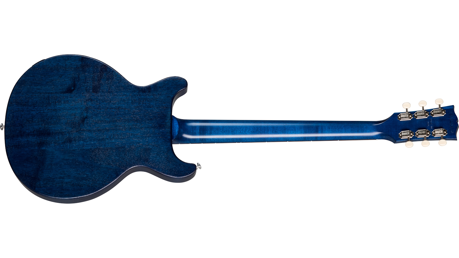 Gibson Les Paul Junior Tribute Dc Modern P90 - Blue Stain - Guitarra eléctrica de doble corte - Variation 1
